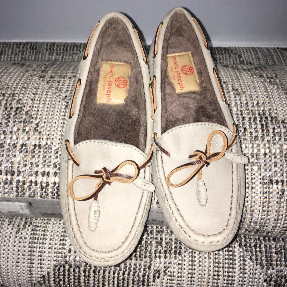 Marc Joseph New York white & brown loafers
